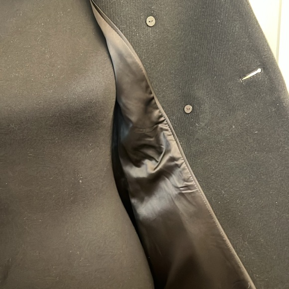 Kate Spade Black Wool Double Breasted Pea Coat size 0 - Picture 12 of 16